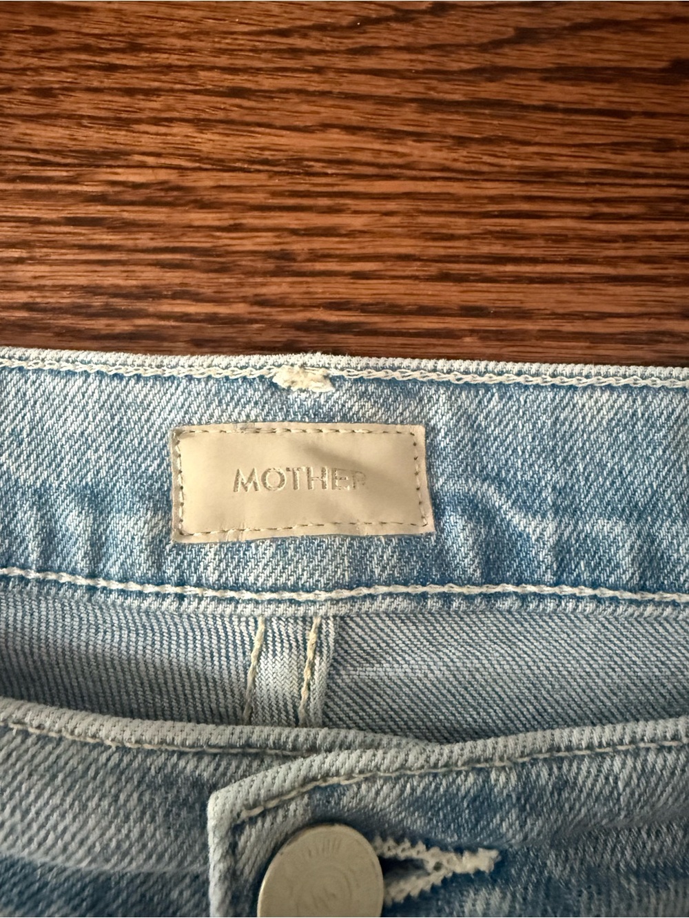 MOTHER - Light Blue Distressed Jeans - Picture 4 of 8